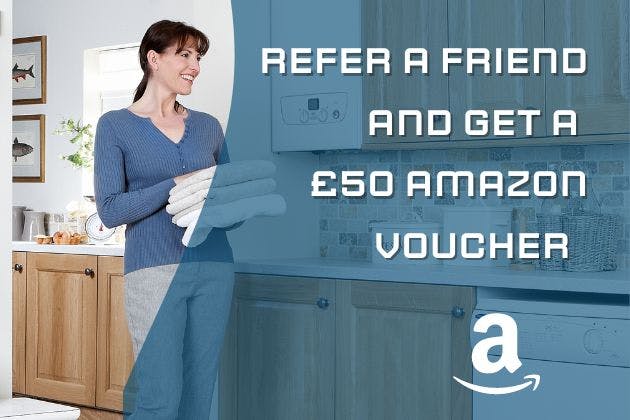 Refer a friend and get a £50 Amazon Voucher!